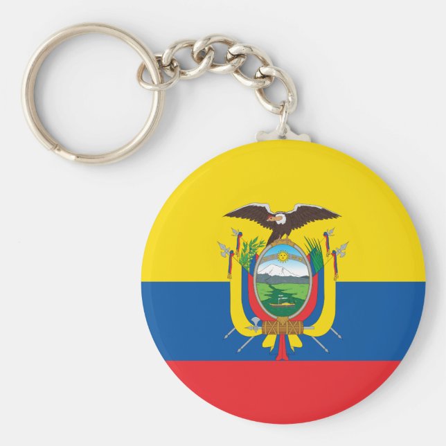 Chaveiro Bandeira Equador (Equador) (Frente)