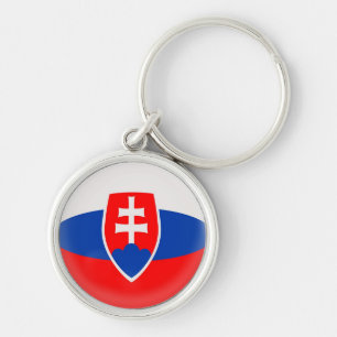Chaveiro Bandeira eslovaca de Slovakia do Keyring
