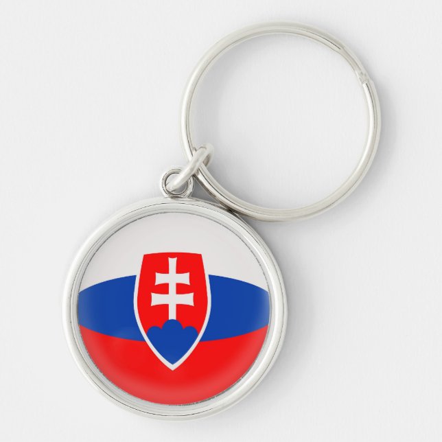 Chaveiro Bandeira eslovaca de Slovakia do Keyring (Frente)