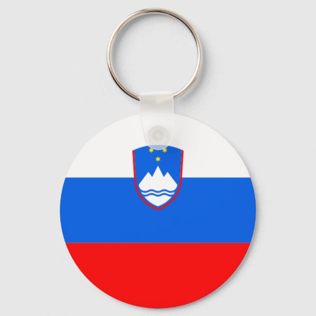 Chaveiro bandeira eslovênia (Frente)