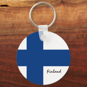 Chaveiro Bandeira finlandesa e feriados, viagem / esportes 