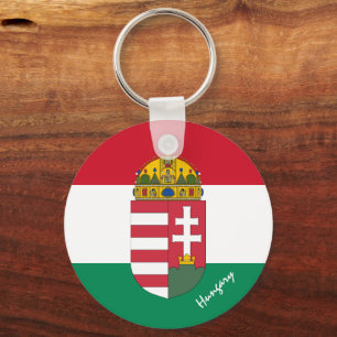 Chaveiro Bandeira húngara, férias de Emblem e Hungria/esp