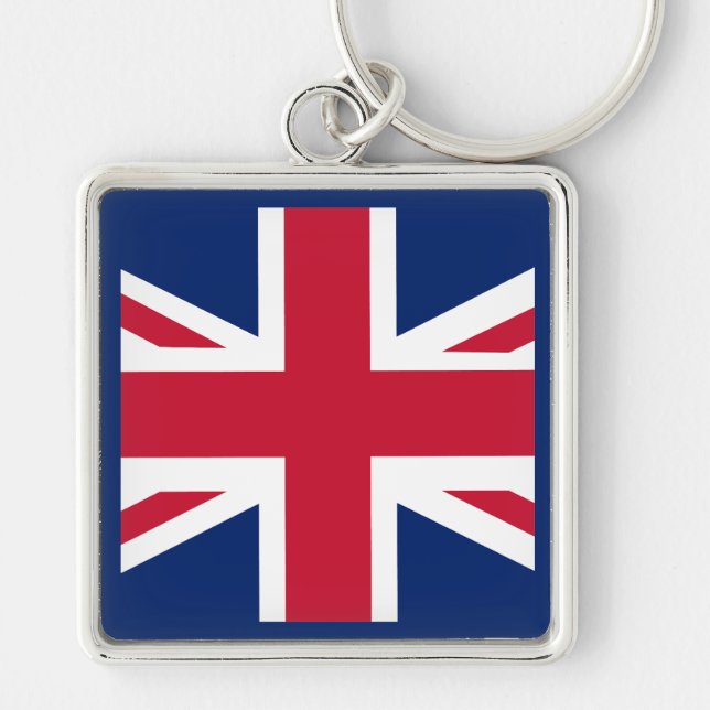 Chaveiro Bandeira Inglesa Patriótica (Frente)