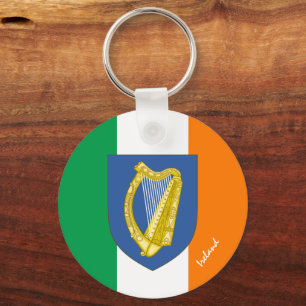 Chaveiro Bandeira irlandesa, emblem e Irlanda feriados / es