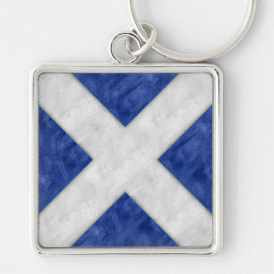 Chaveiro Bandeira marítima do sinal náutico da aguarela d