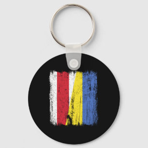 Chaveiro Bandeira Meia Belarus Ucrânia Herança Bielorrussa