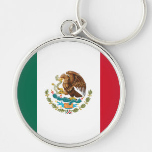 Chaveiro Bandeira Mexicana - Bandeira do México