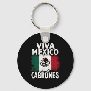 Chaveiro Bandeira Mexicana Viva Cabrones