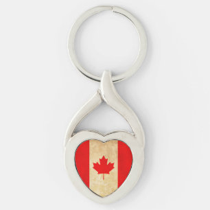 Chaveiro Bandeira Nacional Patriótica Original do CANADÁ