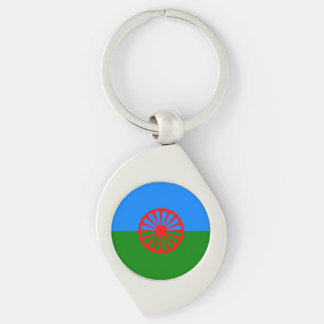 Chaveiro Bandeira oficial do cigano do Romani