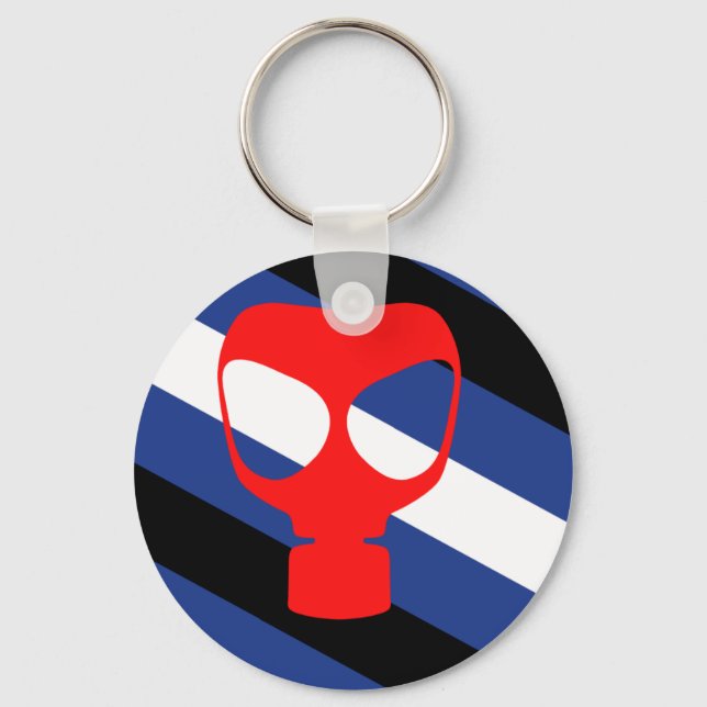 Chaveiro Bandeira Orgulho Máscara (Frente)
