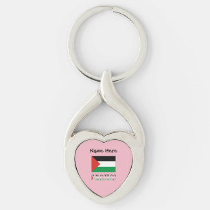 Chaveiro Bandeira Palestina Palestina Preta Personalização