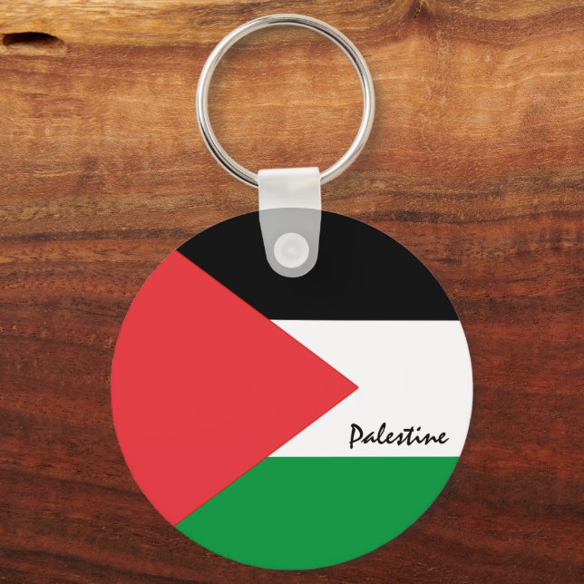 Chaveiro Bandeira Palestiniana e patriotas Palestinos/espor (Frente)