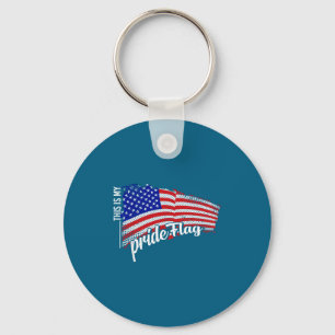 Chaveiro Bandeira Patriótica Americana Dos EUA Liberdade