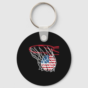 Chaveiro Bandeira Patriótica Americana No Dia 4 De Julho