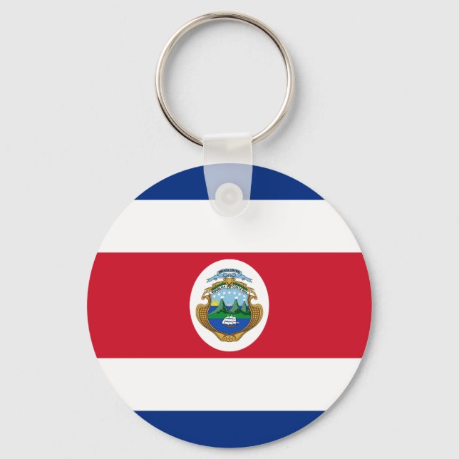 Chaveiro Bandeira Patriótica da Costa Rica (Frente)