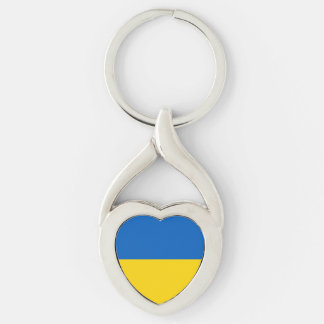 Chaveiro Bandeira Patriótica da Ucrânia