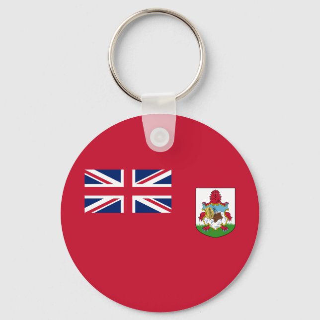 Chaveiro Bandeira Patriótica das Bermudas (Frente)