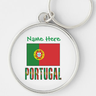 Chaveiro Bandeira Personalizada da Herança de Portugal