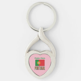 Chaveiro Bandeira Personalizada do Coração do Patrimônio de