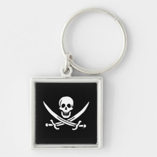 Chaveiro Bandeira pirata de Jolly roger