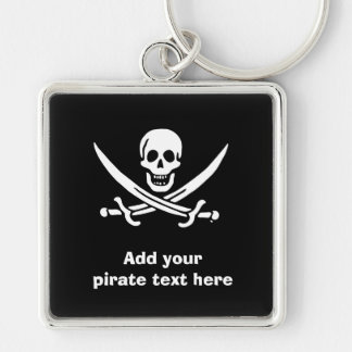 Chaveiro Bandeira pirata de Jolly Roger