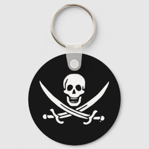 Chaveiro Bandeira pirata de Jolly Roger