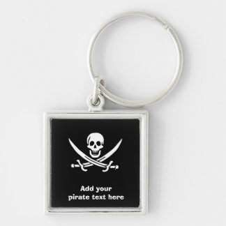 Chaveiro bandeira pirata Jolly Roger