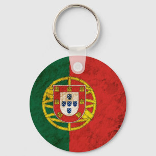 Chaveiro Bandeira portuguesa áspera