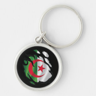 Chaveiro Bandeira Rasgada da Argélia