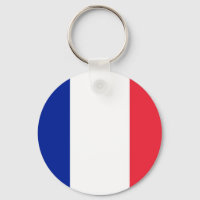 Bandeira redonda colorida da França