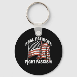 Chaveiro Bandeira Retro EUA Engraçado Verdadeiros Patriotas
