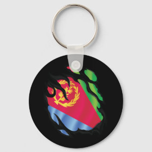 Chaveiro Bandeira Ripada da Eritreia