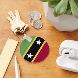 Chaveiro bandeira santo Kitts e Nevis