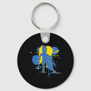Chaveiro Bandeira suecia Biathlonist - Biathlon sueco 1