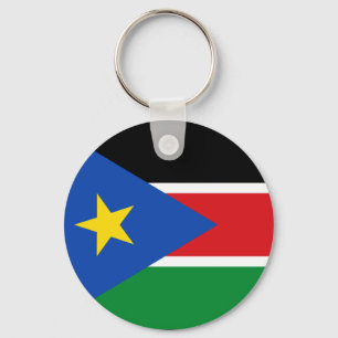 Chaveiro bandeira sul de Sudão