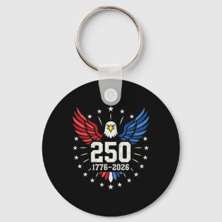 Chaveiro Bandeira Vintage 250 Anos Americano 1776 2026 250º