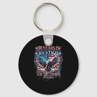 Chaveiro Bandeira Vintage 250 Anos Americano 1776 2026 250º