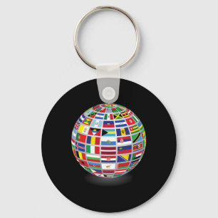 Chaveiro Bandeiras Dos Países Do Mundo Internacional