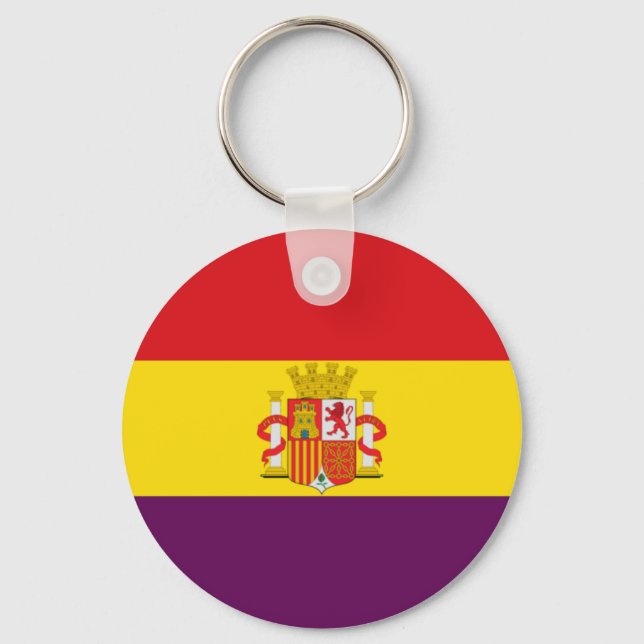 Chaveiro Bandera de la República Española (Frente)