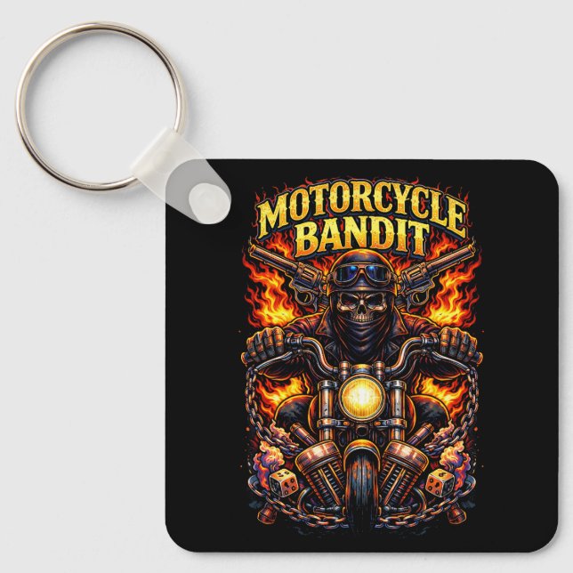 Chaveiro Bandido de Motocicleta (Frente)