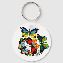 Chaveiro Bando De Borboletas