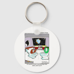 Chaveiro Banheiras De Espaço Exterior Camisetas Engraçadas