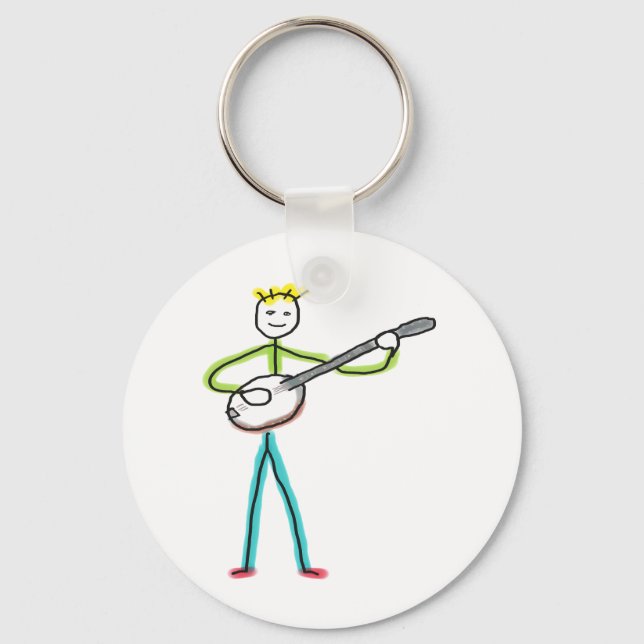 Chaveiro Banjo Stickman (Frente)