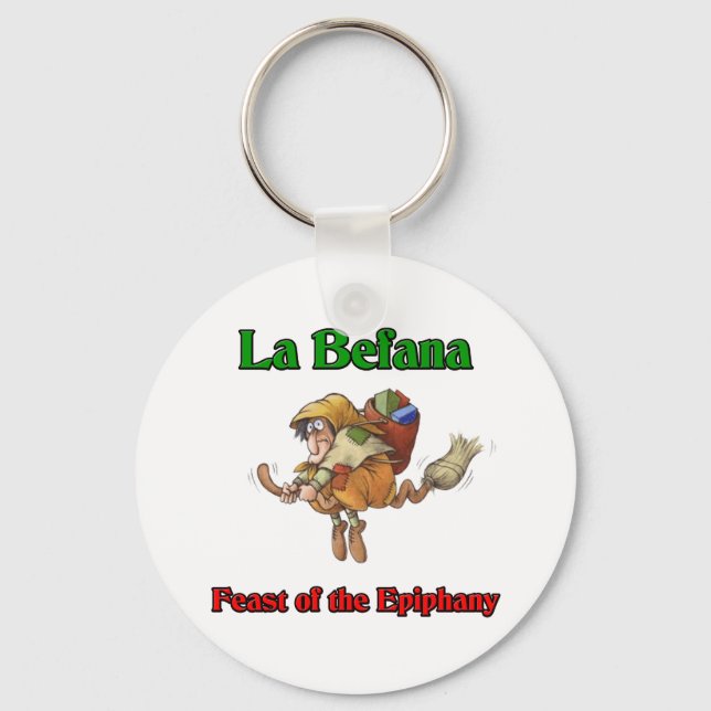 Chaveiro Banquete de La Befana da Epifania. (Frente)