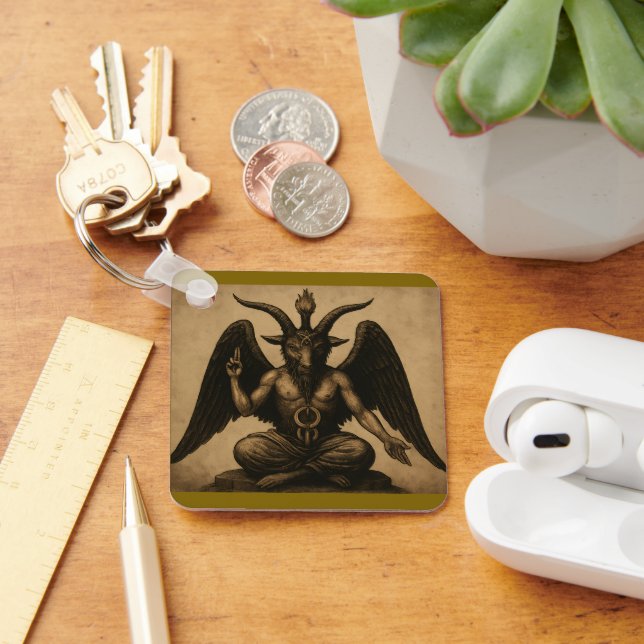 Chaveiro Baphomet (Mesa)