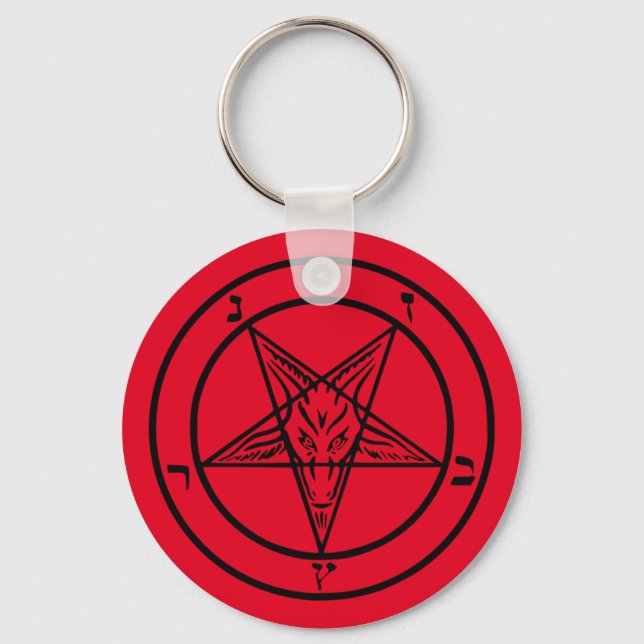 Chaveiro Baphomet Keychain (Frente)