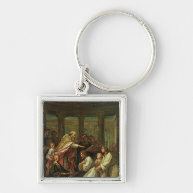Chaveiro Baptismo de St Augustine (Frente)
