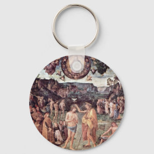 Chaveiro Baptismo do cristo por Perugino Pietro