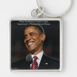 Chaveiro Barack Obama & Citações de Humor Presentes & Cartõ